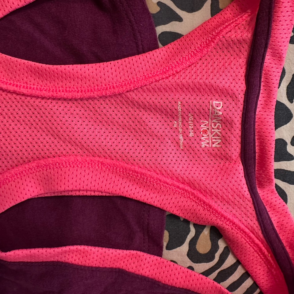 Danskin Now Pink and Purple Sports Bra Intimates